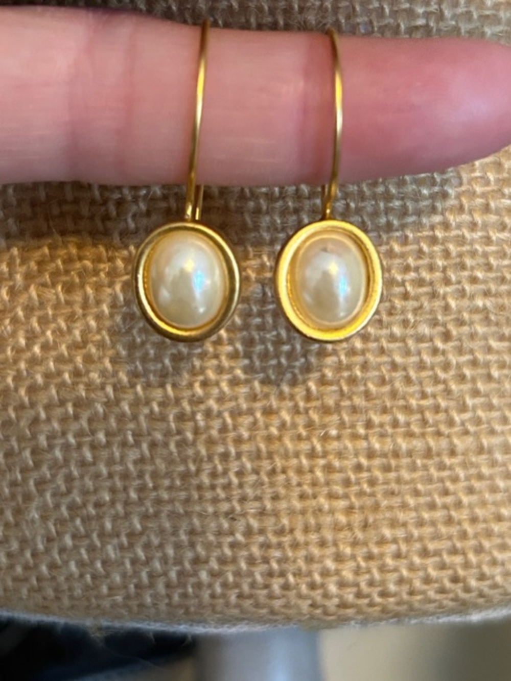 The Limited Gold-Tone Pearl Drop Earrings
